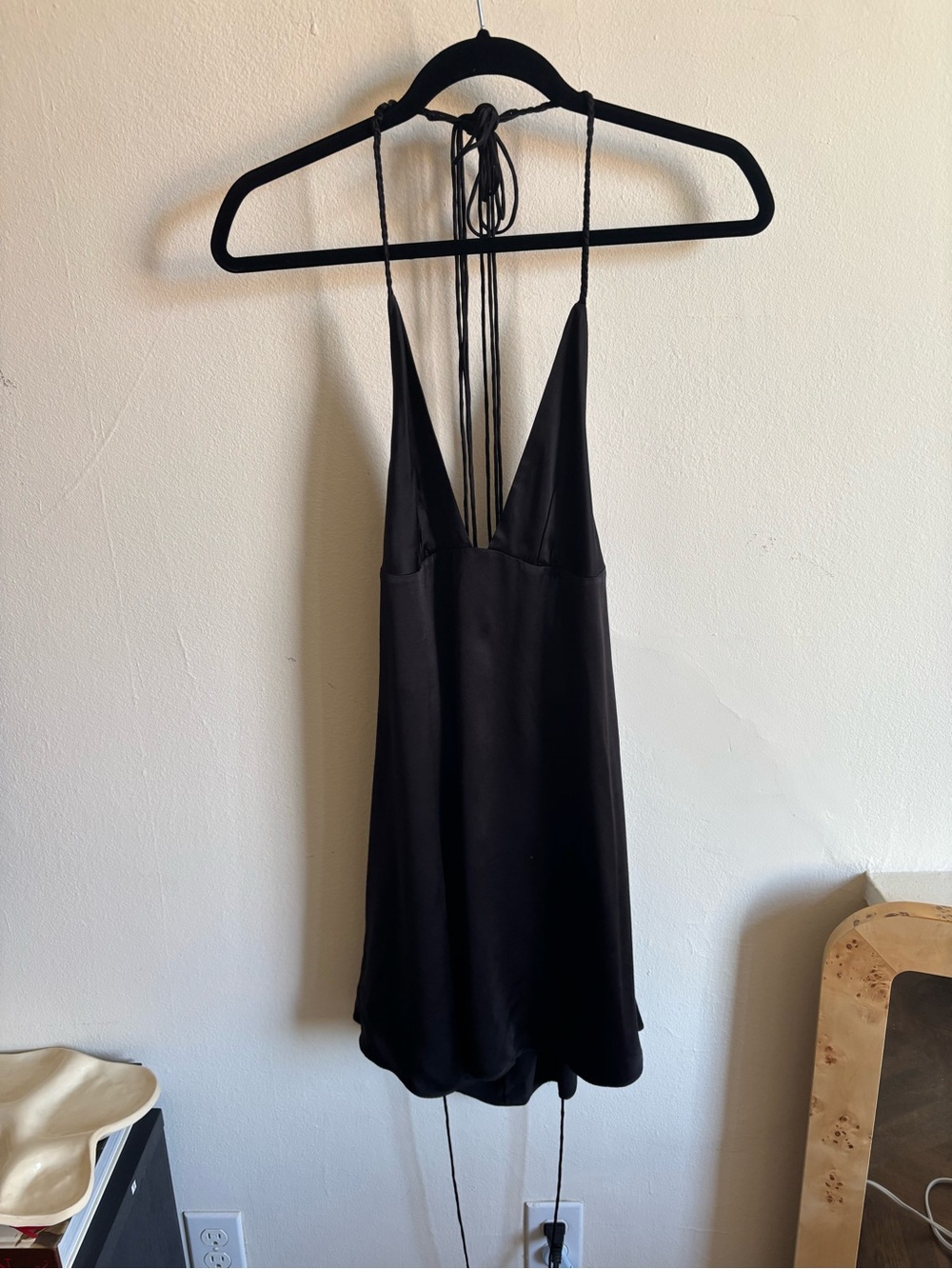 Dannijo Silk halter mini dress
